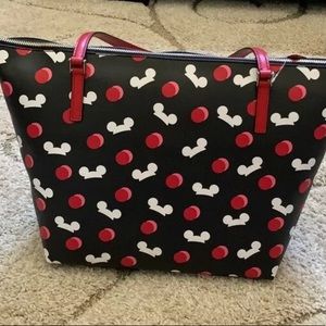 ♠️(⭐️RARE!) HTF Kate Spade Disney Mickey Ear Hat Tote-Black- One of a Kind Bag!!
